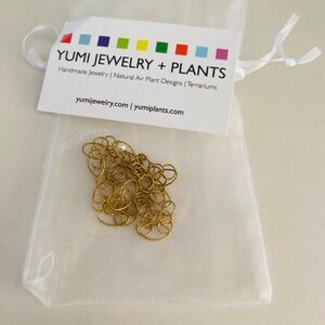 YUMI JEWELRY + PLANTS GOOD CIRCLE LINK NECKLACE
